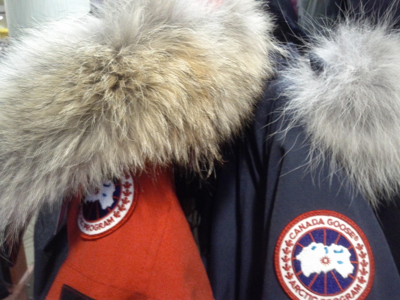 Canada goose fur clearance real vs fake